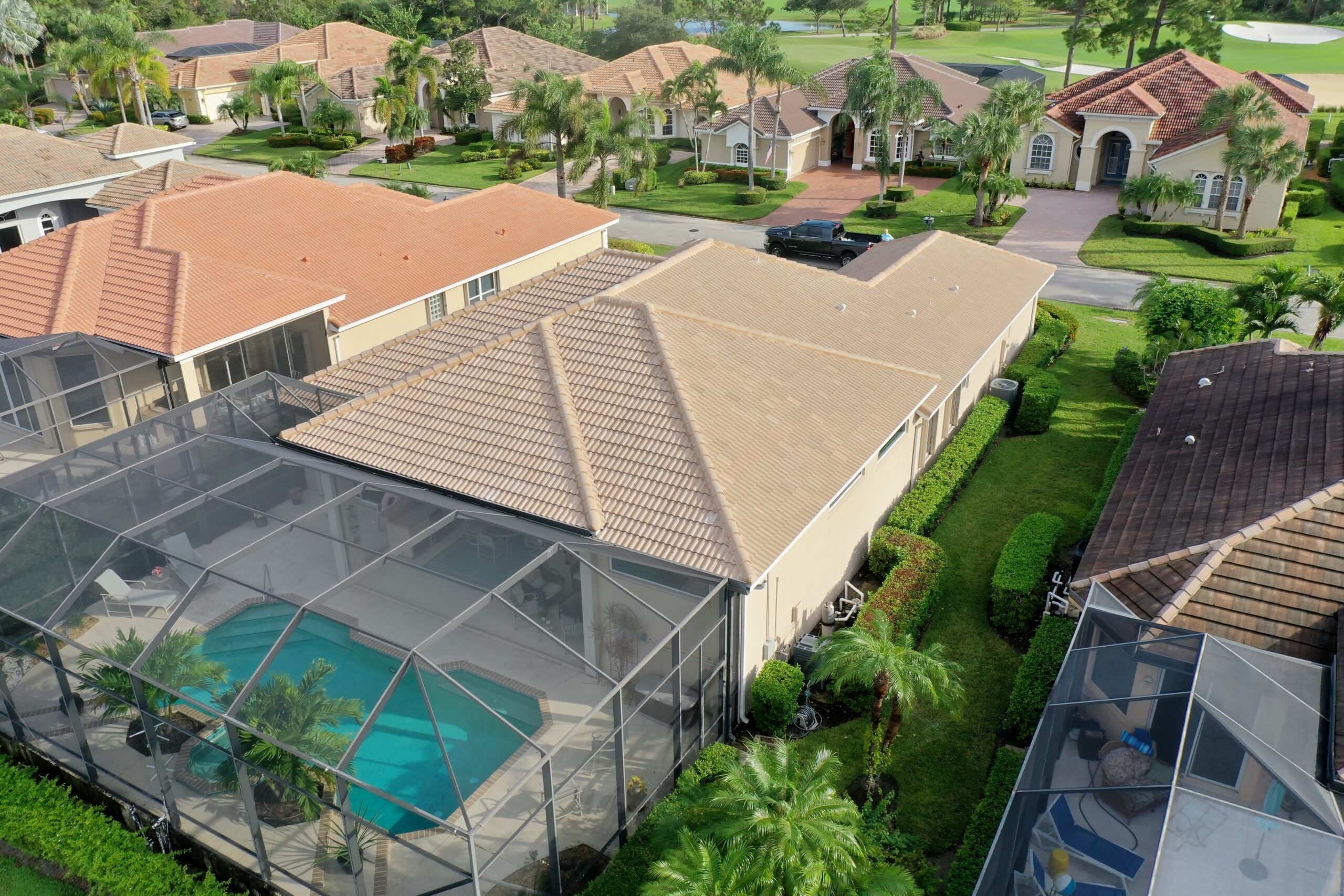 Caramel Tile Roof Lift & Reset 1