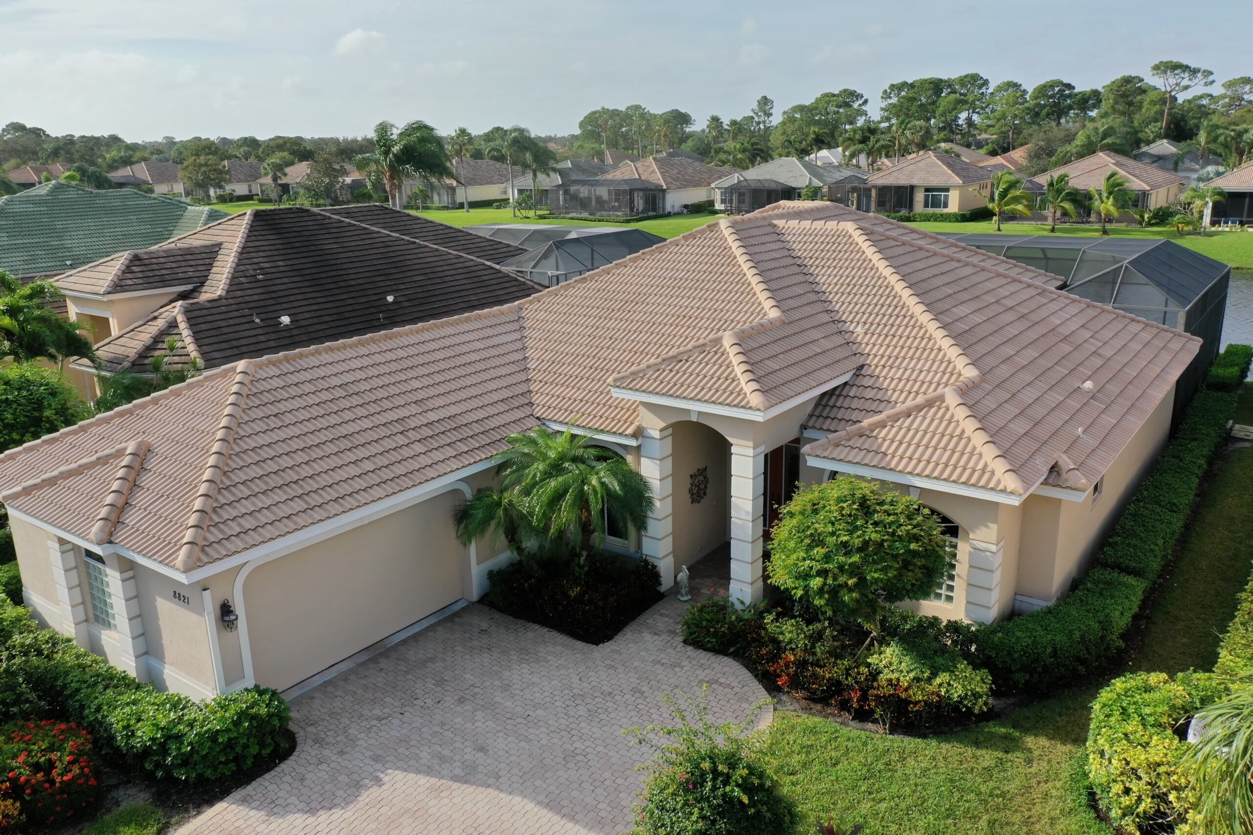 Caramel Tile Roof Lift & Reset 2