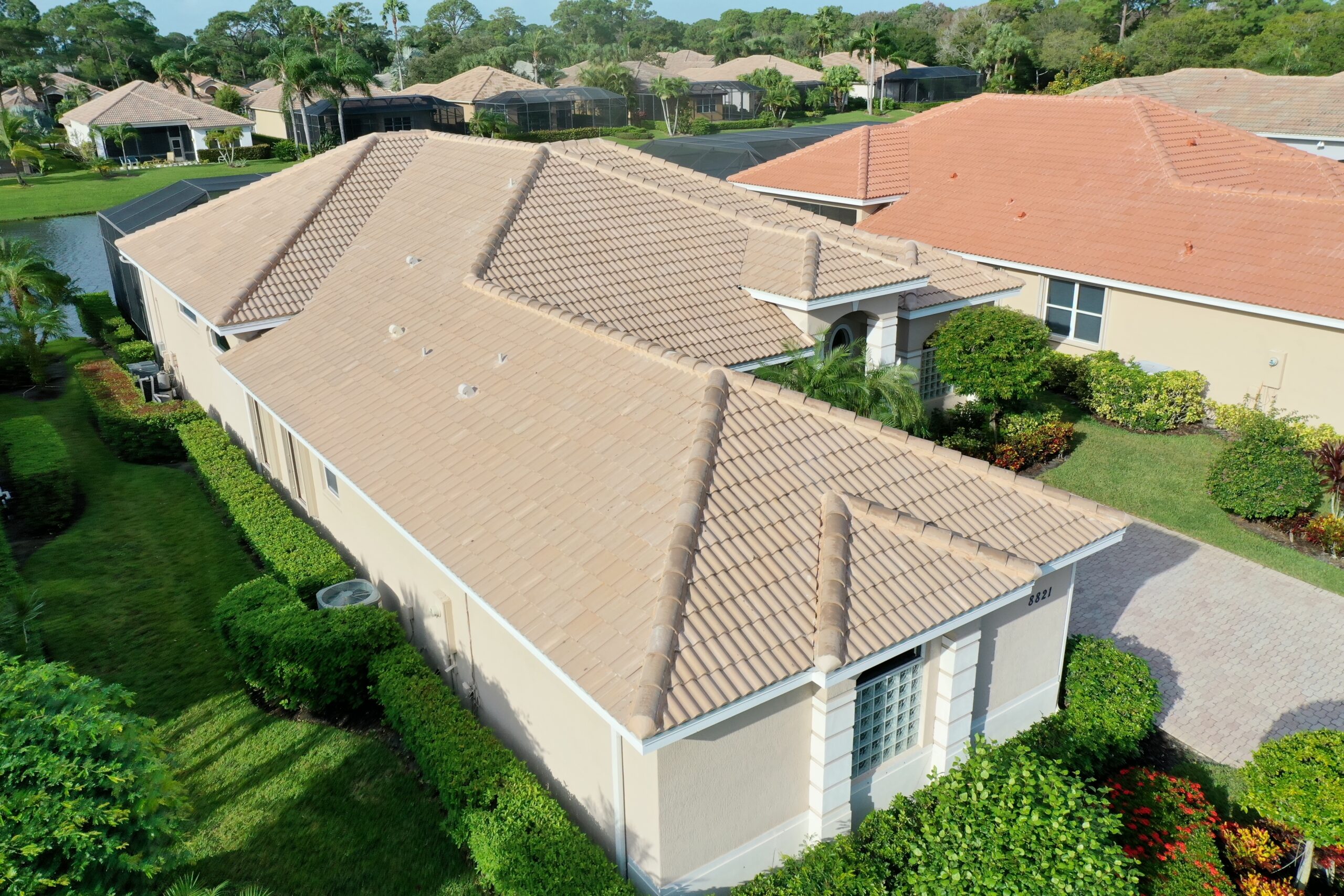Caramel Tile Roof Lift & Reset 3