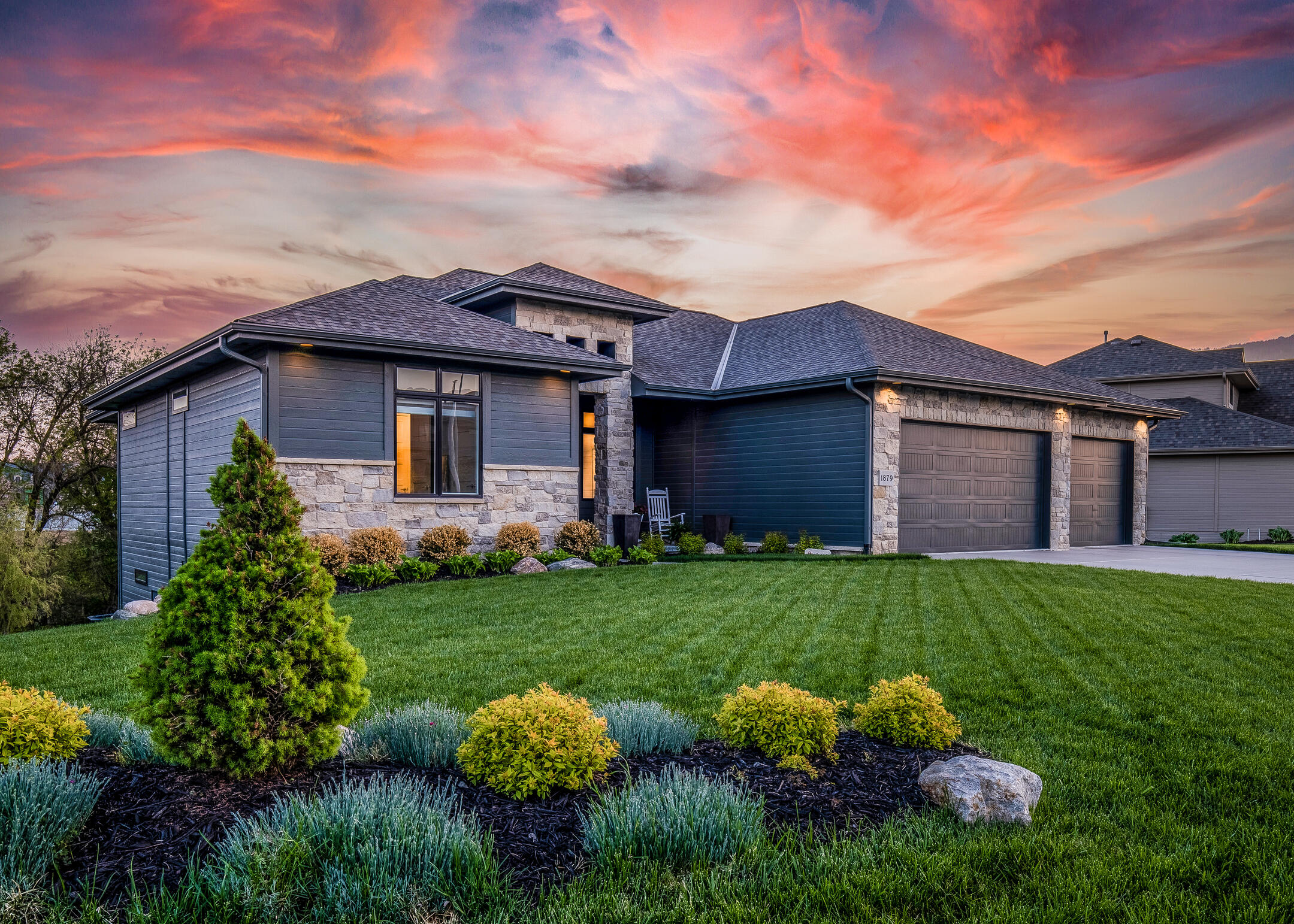 roof types-hip style shingle roof