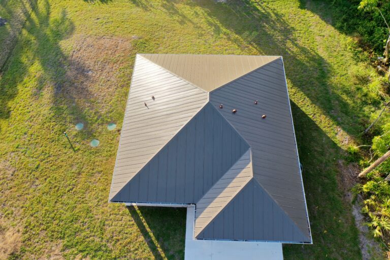Fort Pierce Home Gets a Durable Crimp Metal Roof in Medium Bronze 1