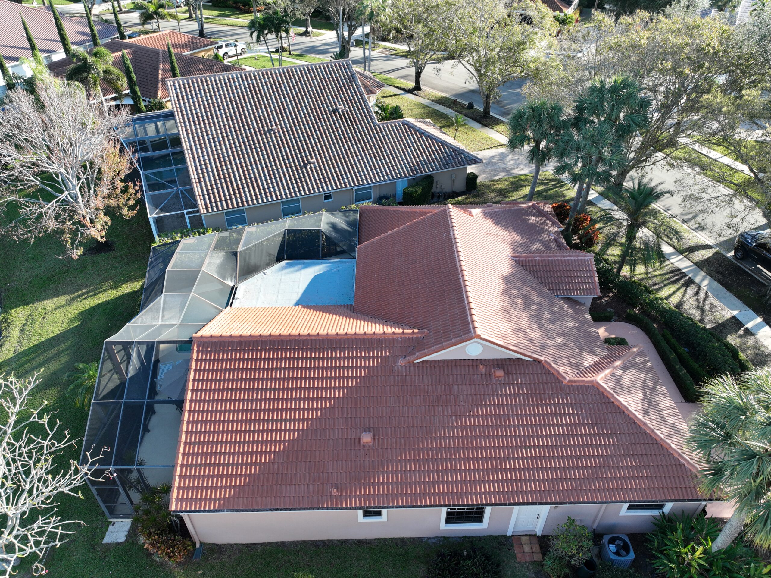 Florida Code-Compliant Boral Estate Terra-Cotta Tile Roof Installation 6