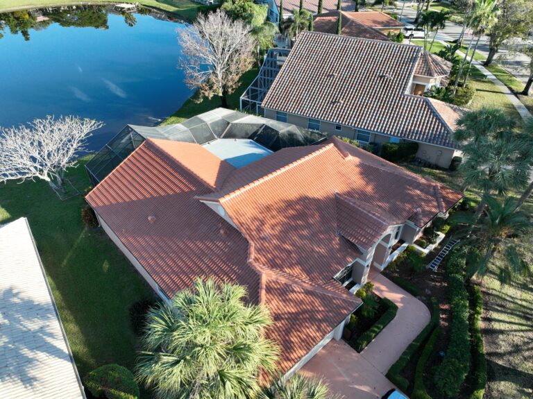 Florida Code-Compliant Boral Estate Terra-Cotta Tile Roof Installation 1