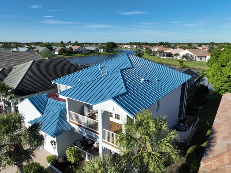 How a Slate Blue Metal Roof Brought Peace of Mind to a Florida Homeowner 3