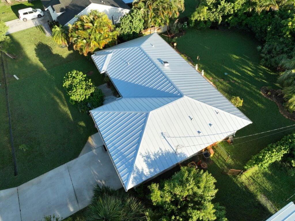 Port St. Lucie Home Gets a Hurricane-Ready White Metal Roof 2