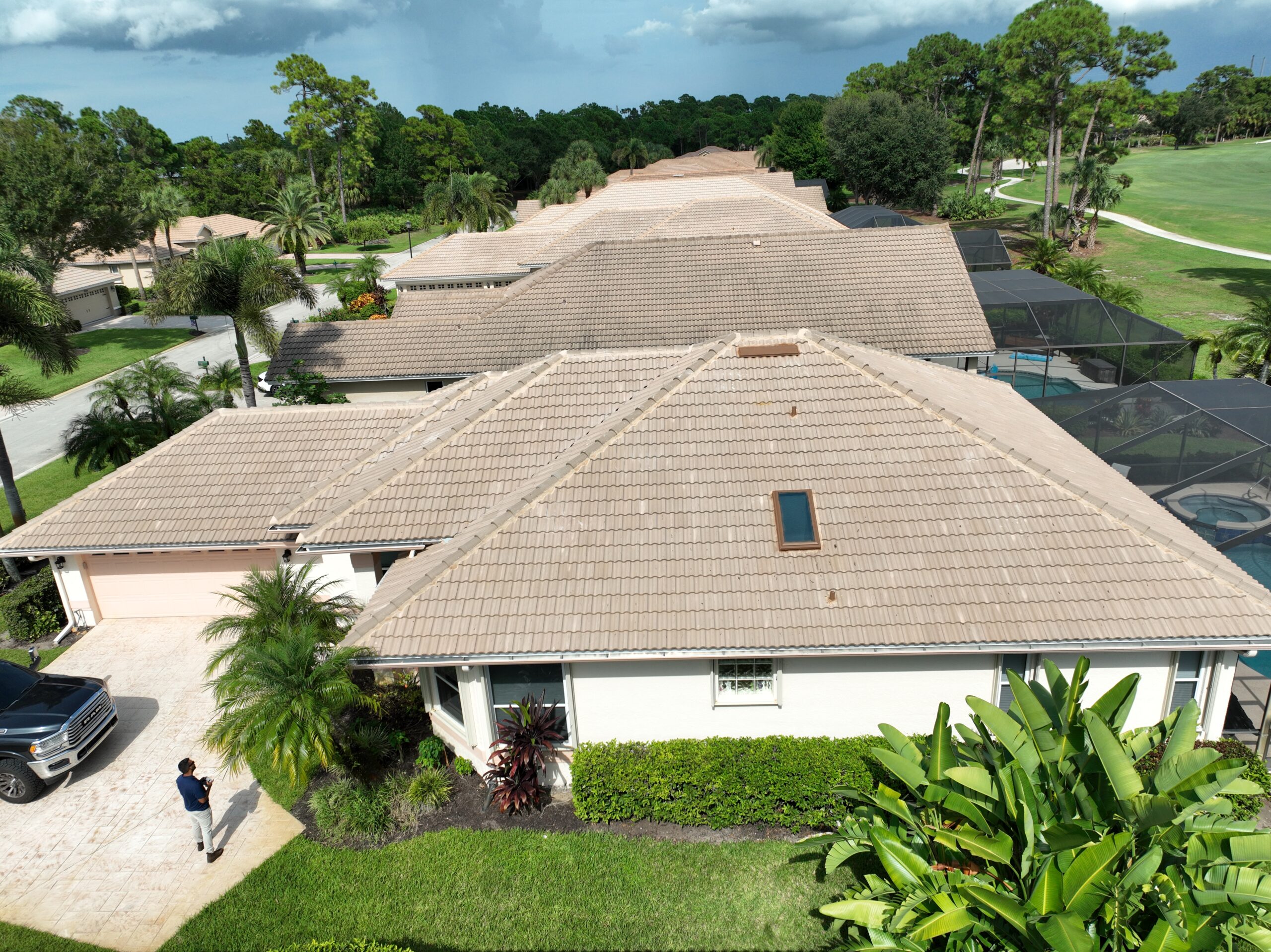 Palm Beach Home Trades Worn Tile for a Rhino Tough Metal Roof 1