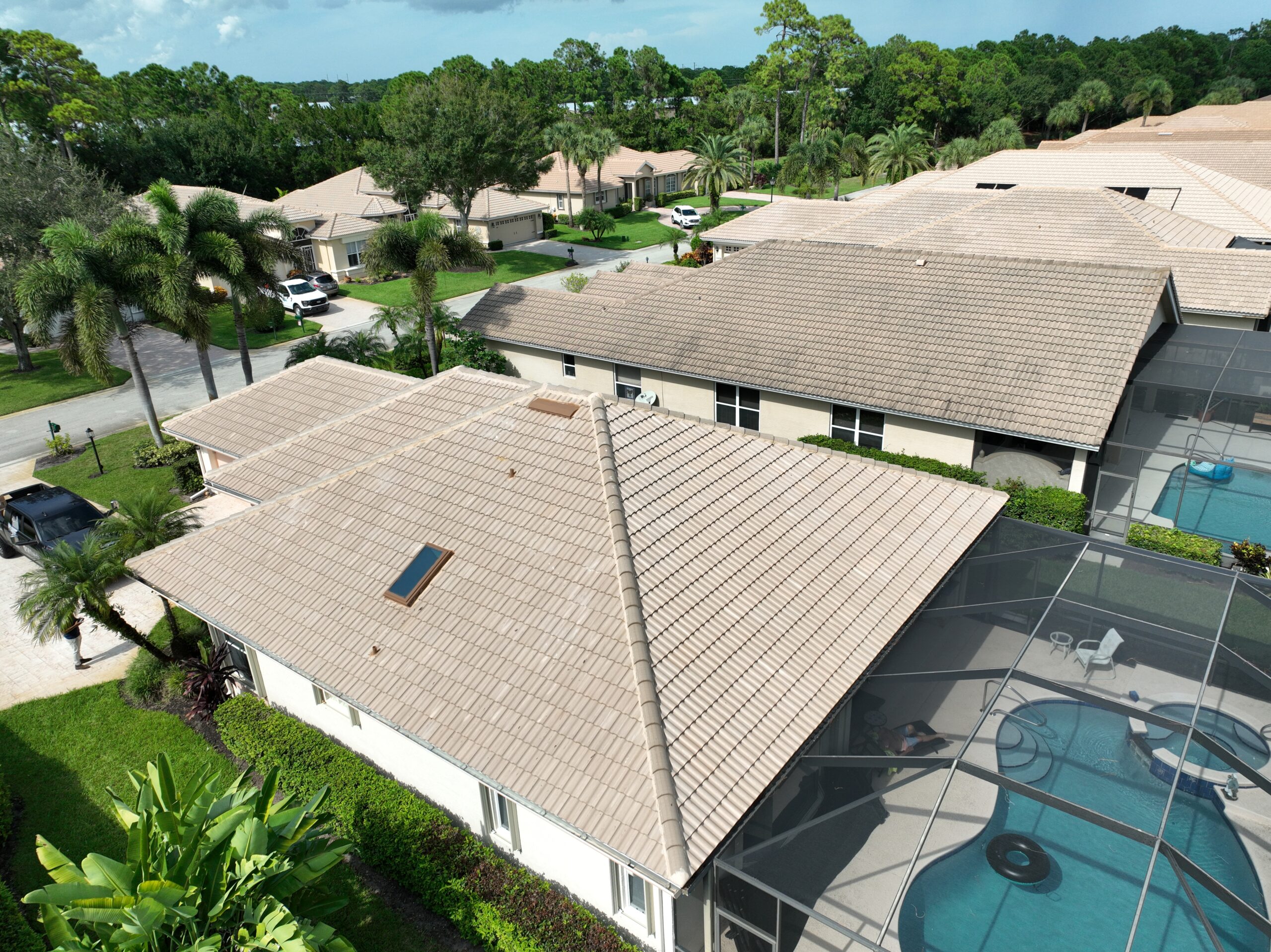 Palm Beach Home Trades Worn Tile for a Rhino Tough Metal Roof 2