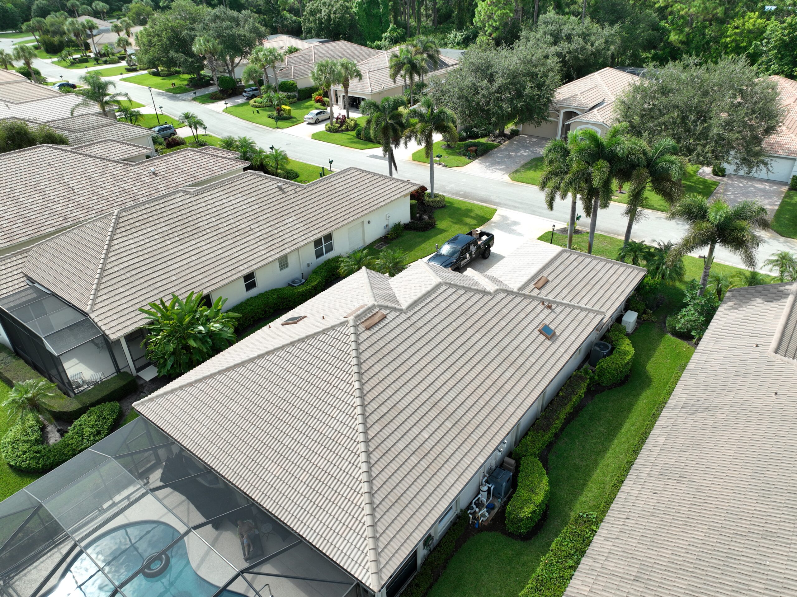 Palm Beach Home Trades Worn Tile for a Rhino Tough Metal Roof 5