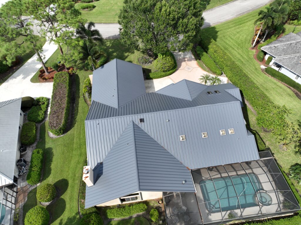 Charcoal Gray Metal Roof Installation Brings Peace of Mind in Vero Beach 2