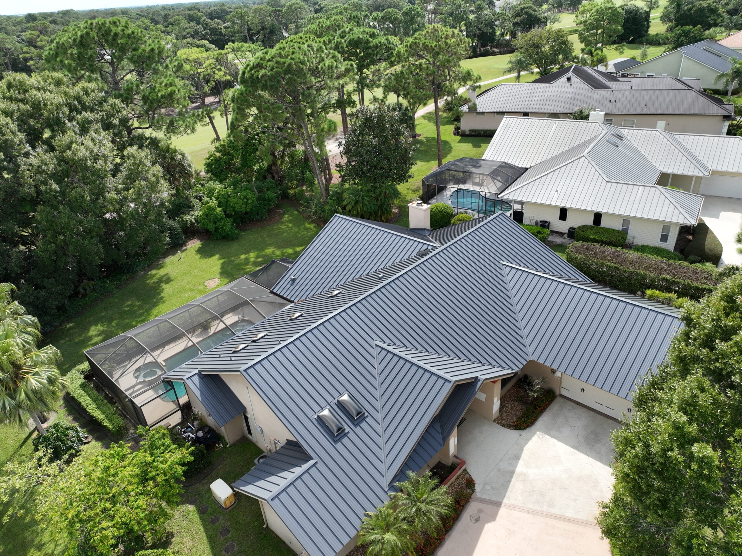 Charcoal Gray Metal Roof Installation Brings Peace of Mind in Vero Beach 5