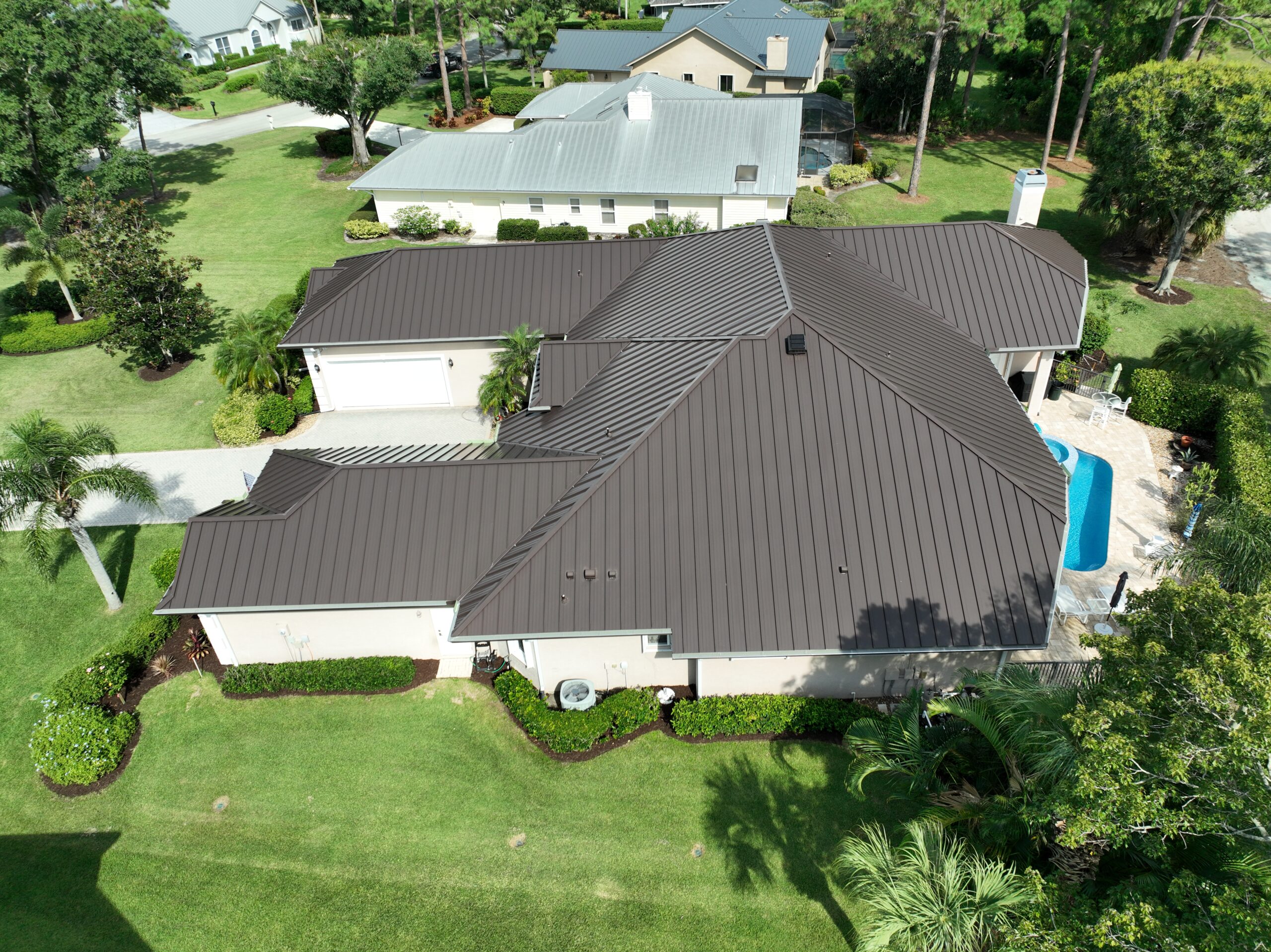 Palm Beach Family Secures Their Home with a Sleek Standing Seam Metal Roof 3