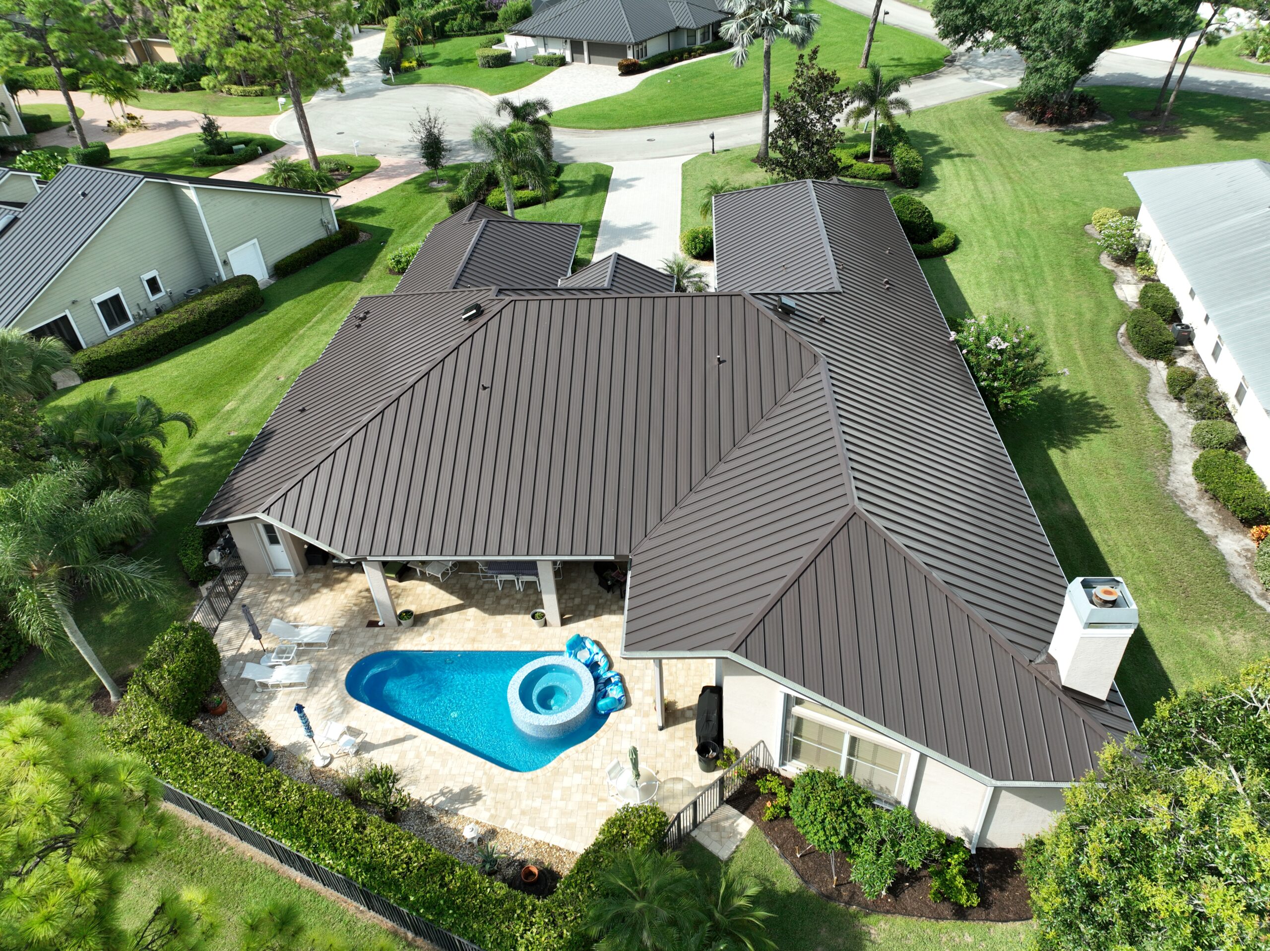 Palm Beach Family Secures Their Home with a Sleek Standing Seam Metal Roof 5