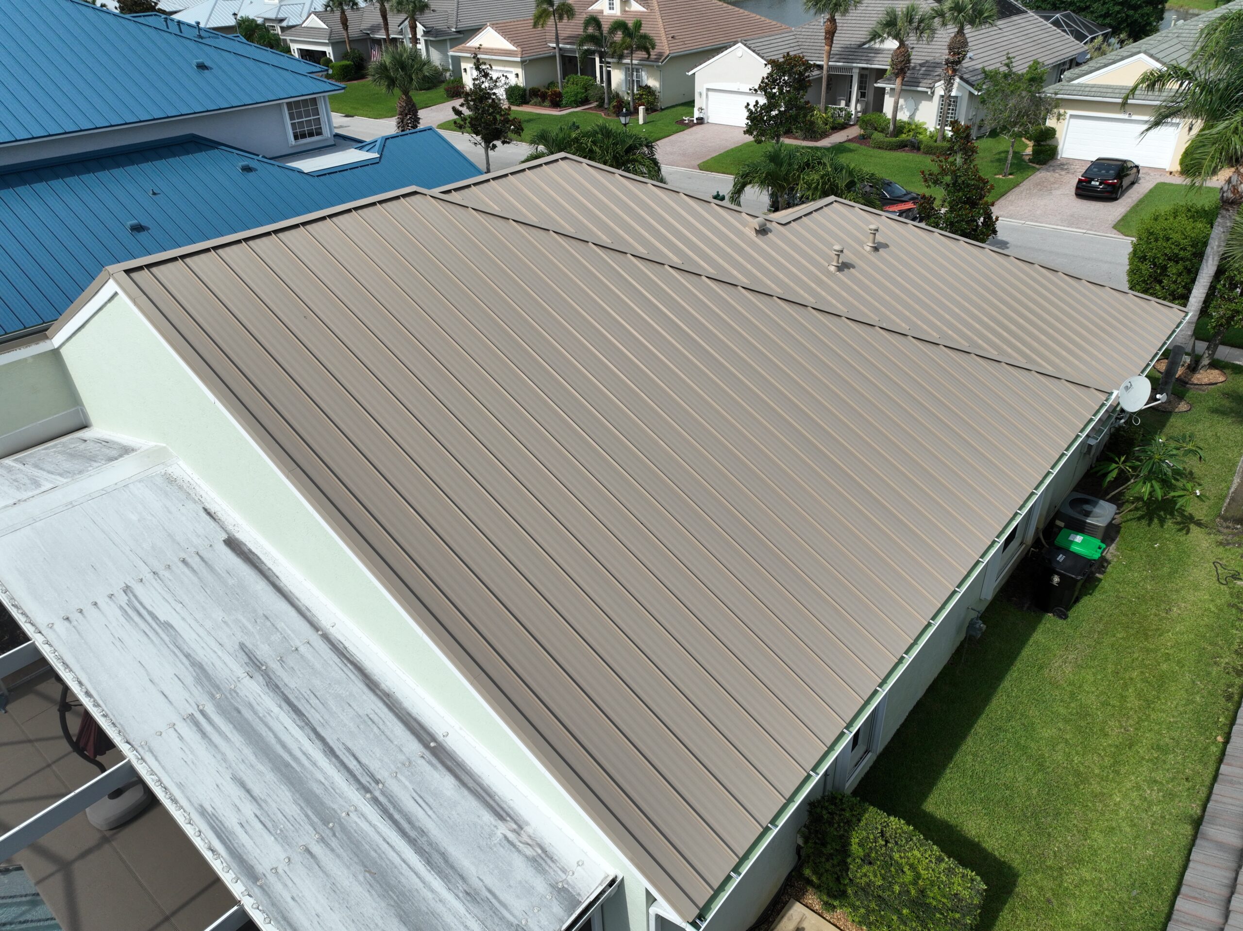 A Sandstone Metal Roof Upgrade in Sebastian, Florida 1