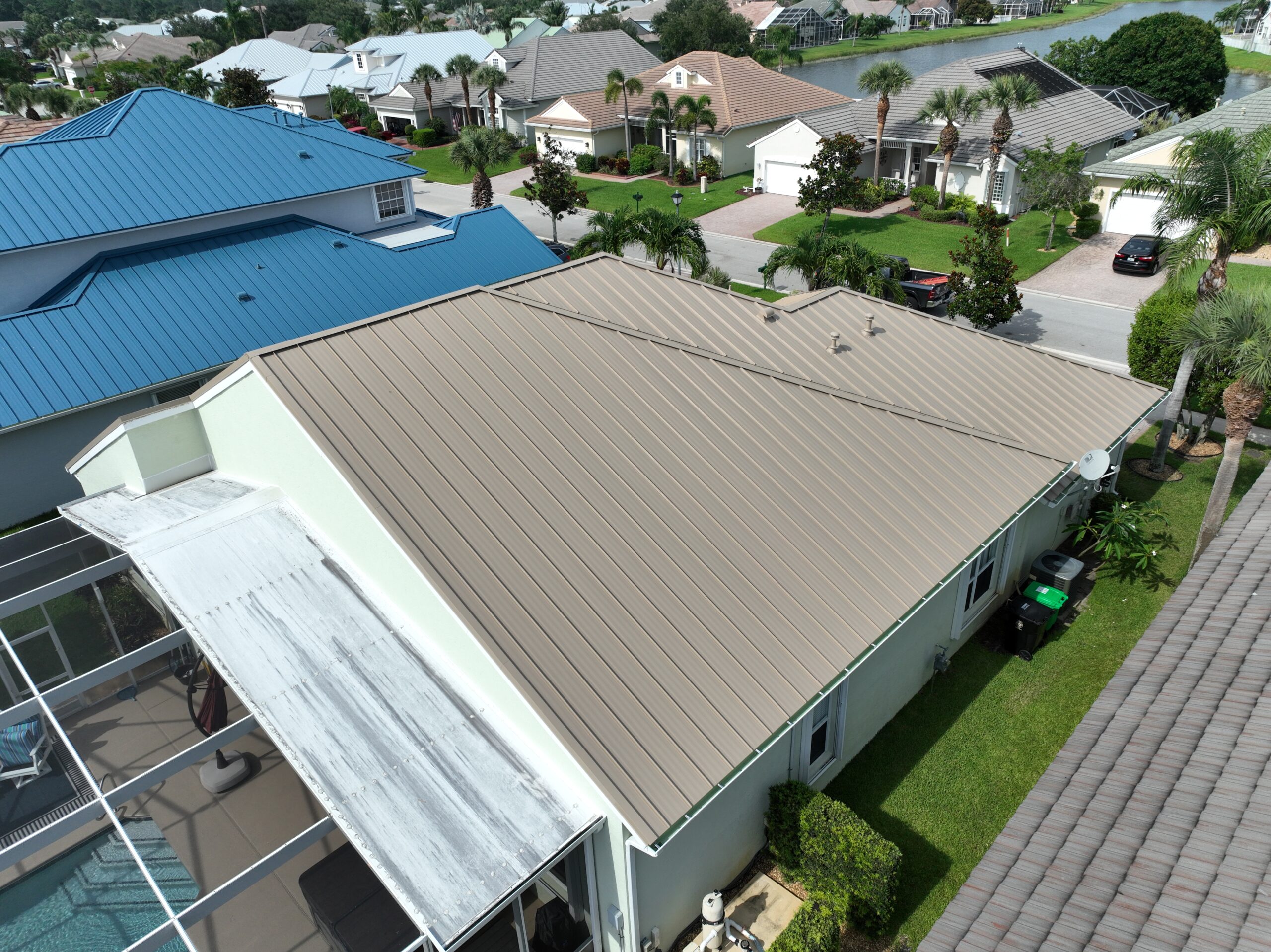 A Sandstone Metal Roof Upgrade in Sebastian, Florida 3