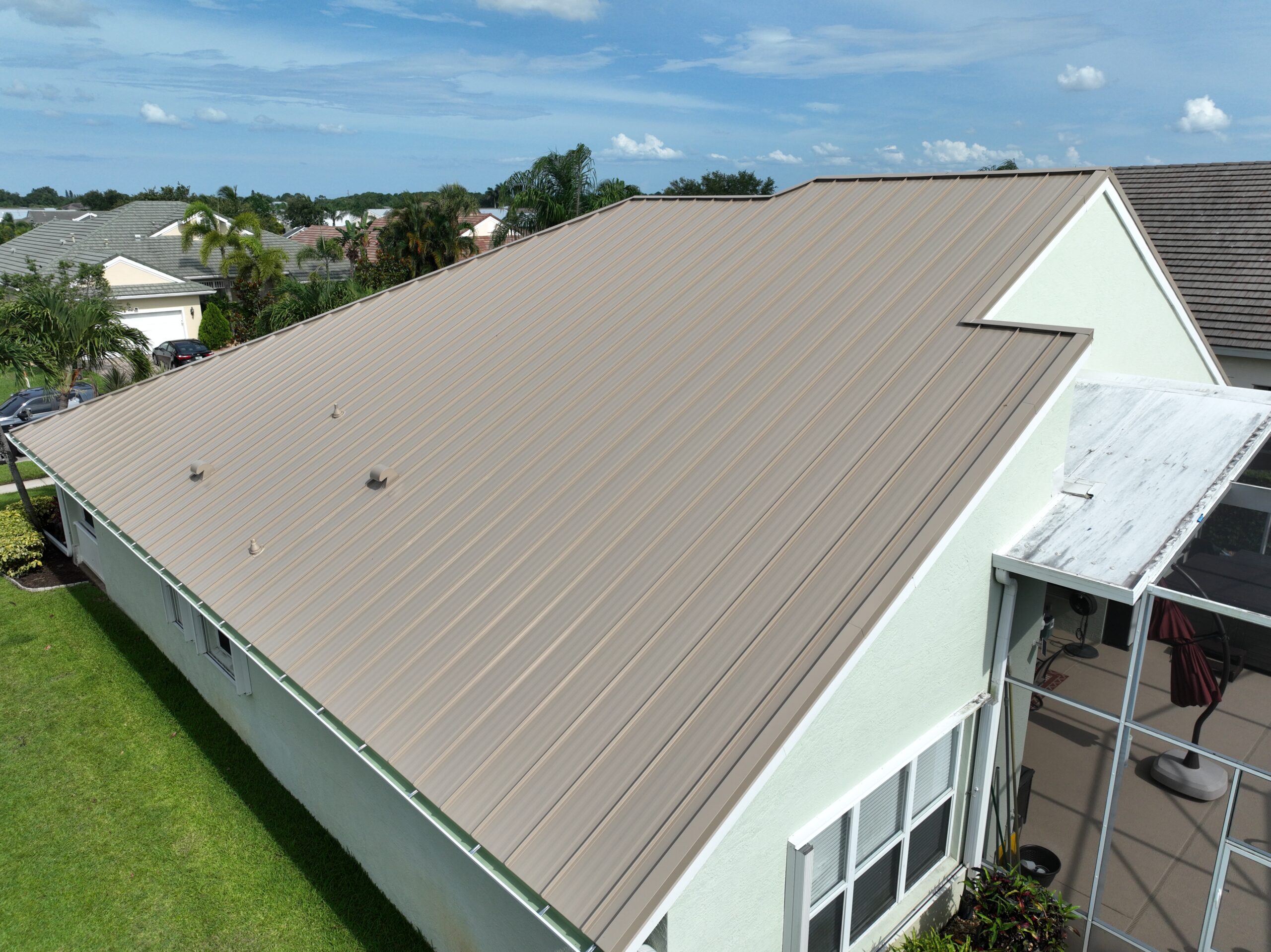 A Sandstone Metal Roof Upgrade in Sebastian, Florida 4
