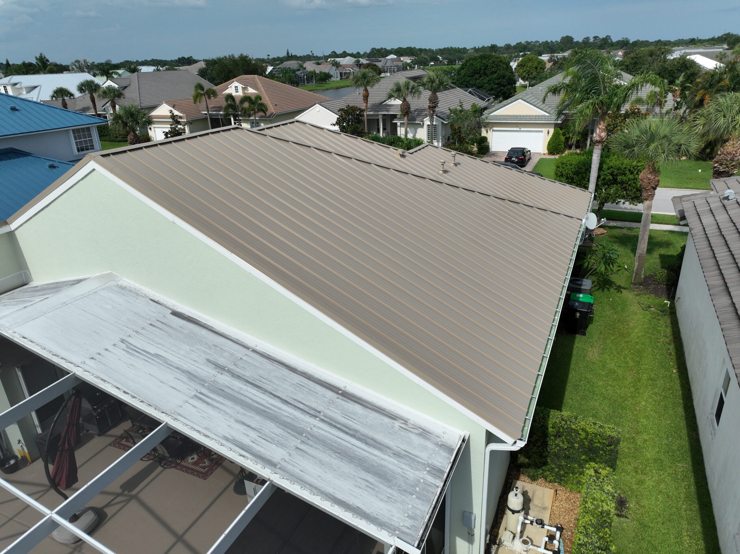 A Sandstone Metal Roof Upgrade in Sebastian, Florida 5